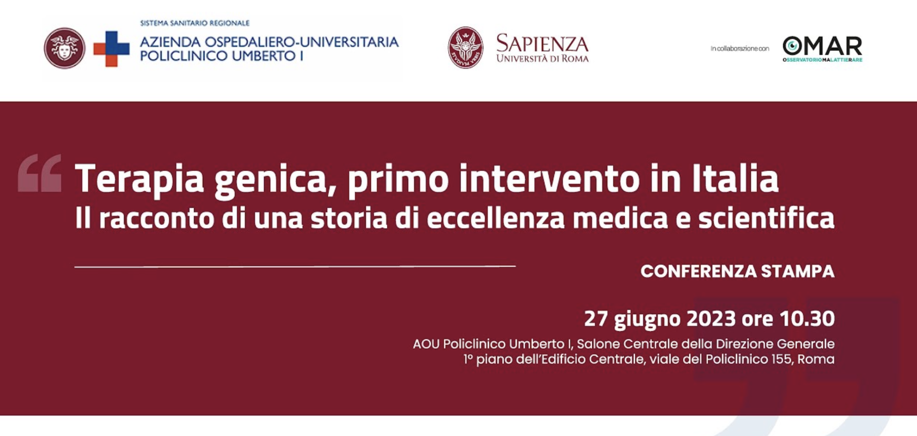 Terapia genica, primo intervento in Italia. Il racconto di una storia di eccellenza medica e scientifica 